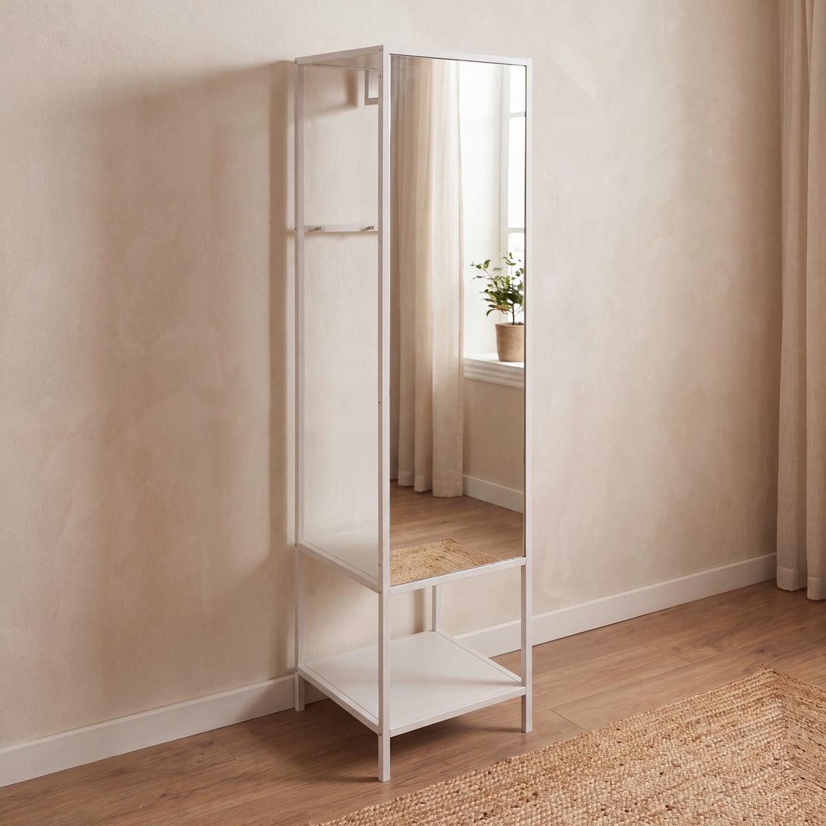 Predsoblje Miro - kašmir, Moderno, staklo/drvni materijal (60/185/44cm) - Modern Living