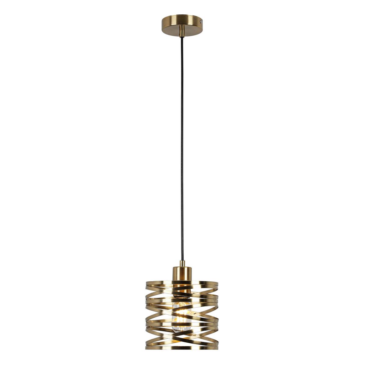 Svjetiljka Viseća Silvain - boje mjeda/crna, Moderno, metal/plastika (17/120cm) - Mömax