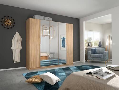 DULAP USI ROTATIVE ALABAMA - stejar Sonoma, Modern, material pe bază de lemn (226/229/54cm) - Modern Living