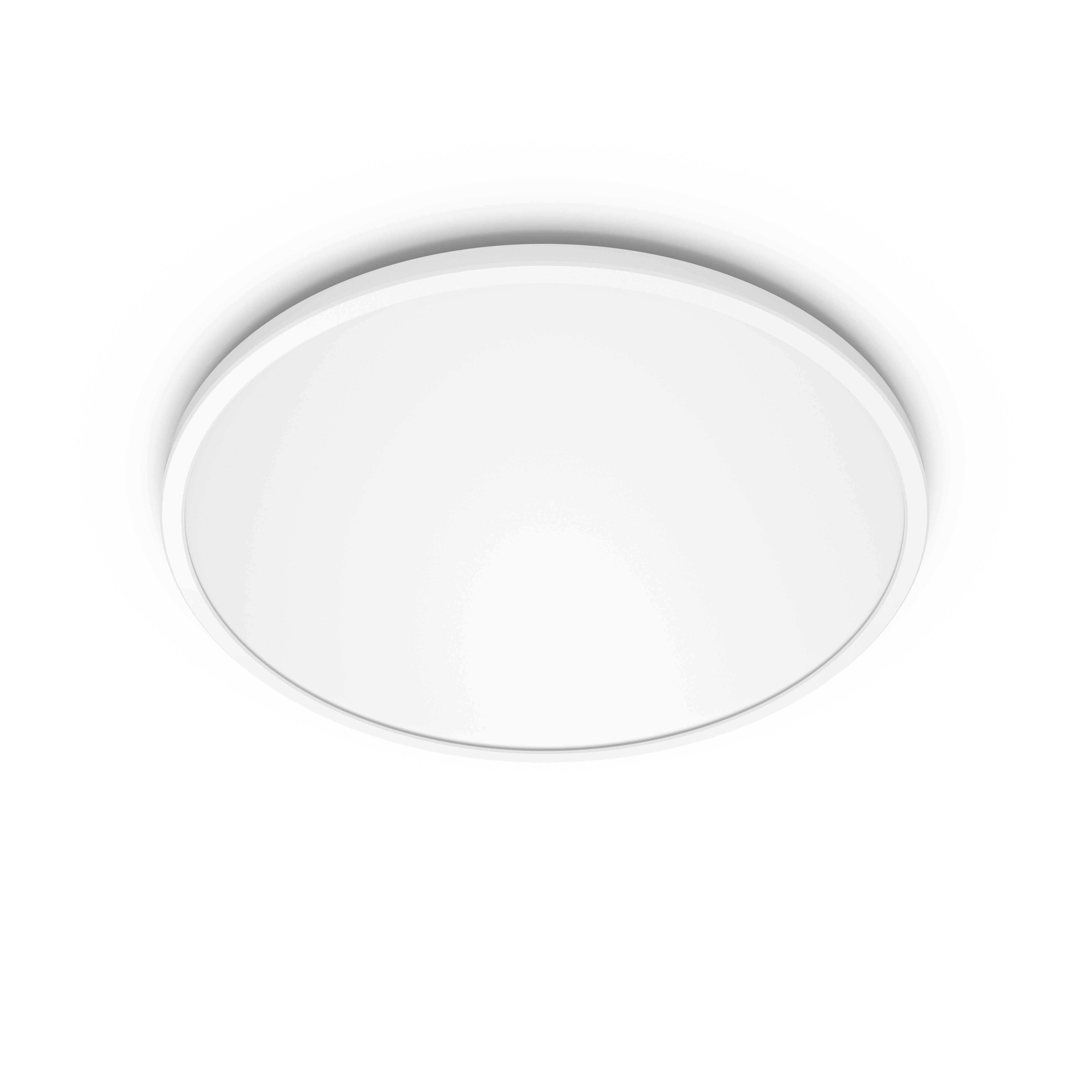 LAMPA SUFITOWA 68101200 SUPERSLIM PHILLIPS - biały, Konventionell, tworzywo sztuczne (25/2,3/25cm) - Philips