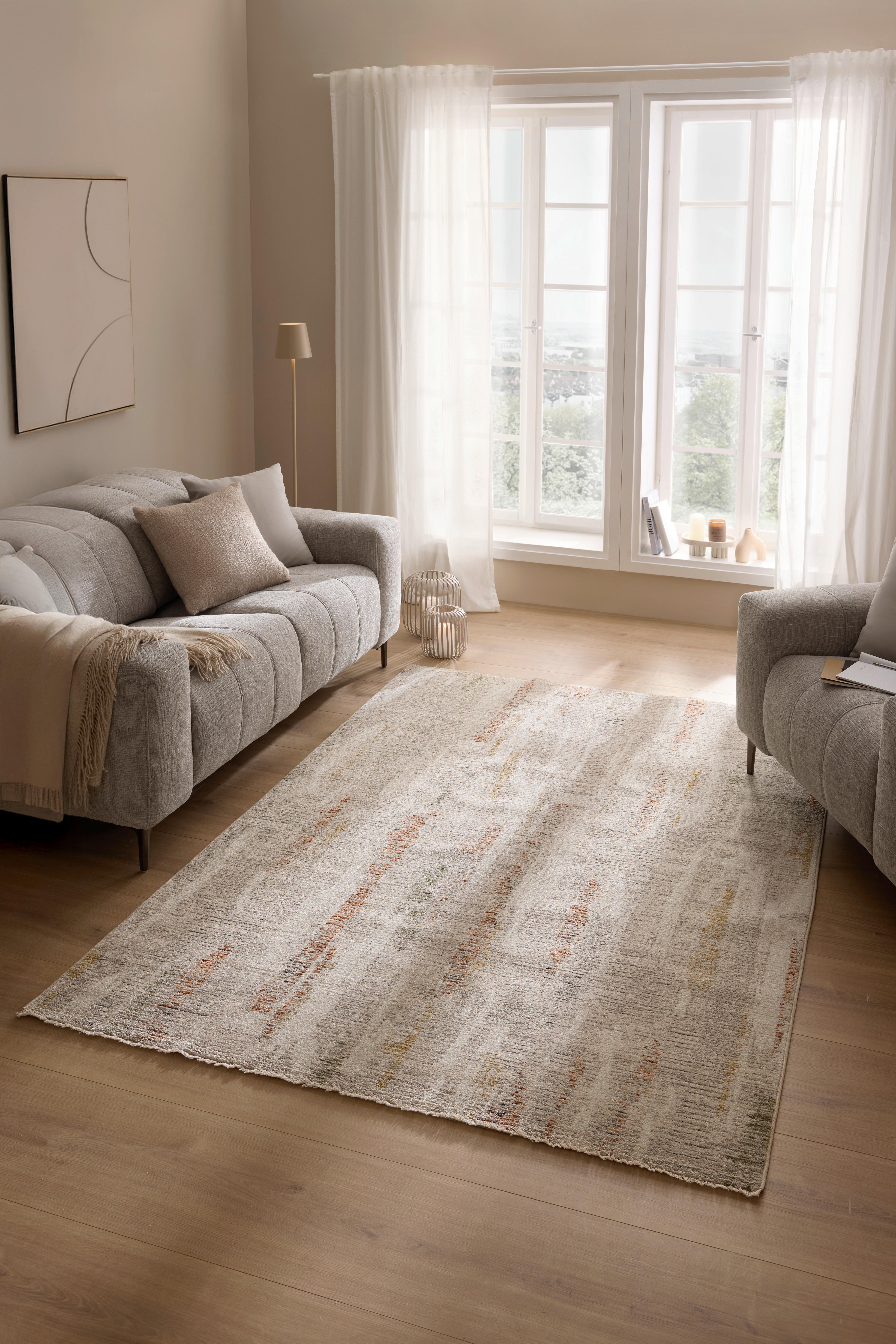 TAPIS TISSÉ EKSIBE - Beige, KONVENTIONELL, textile (80/150cm) - Mömax