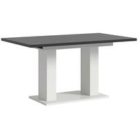 Ausziehtisch Marlon 150 AZ grau/weiß, B:150-190 cm - Weiß/Grau, KONVENTIONELL, Holzwerkstoff (150-190/90/76cm) - MID.YOU