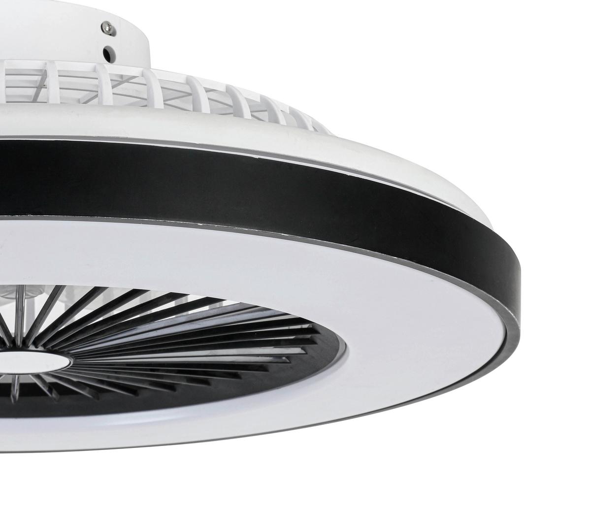 Stropna Led-svetilka Mitzi - črna/bela, Moderno, umetna masa (57/19cm) - Mömax
