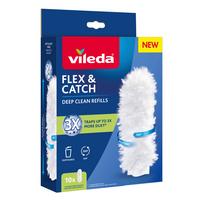 Ersatz-Staubpads Weiß, 10 Stück - Weiß, Basics, Naturmaterialien (18/6,5/27cm) - Vileda