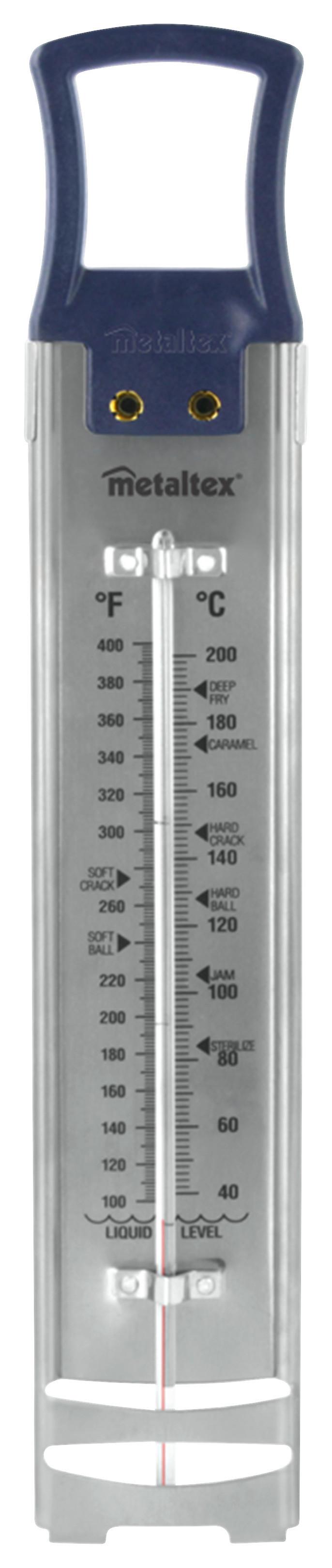 Konyhai Hőmérő Jammy - szürke, fém (9.5/40.5/2.2cm) - Metaltex