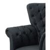 Fotelja Cupido - crna/antracit, Design, tekstil/drvo (96/112/86cm) - Mömax