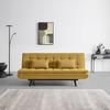 SCHLAFSOFA SUN -TOP- -BASED- - Gelb/Schwarz, MODERN, Holz/Textil (190/83/93cm) - Based