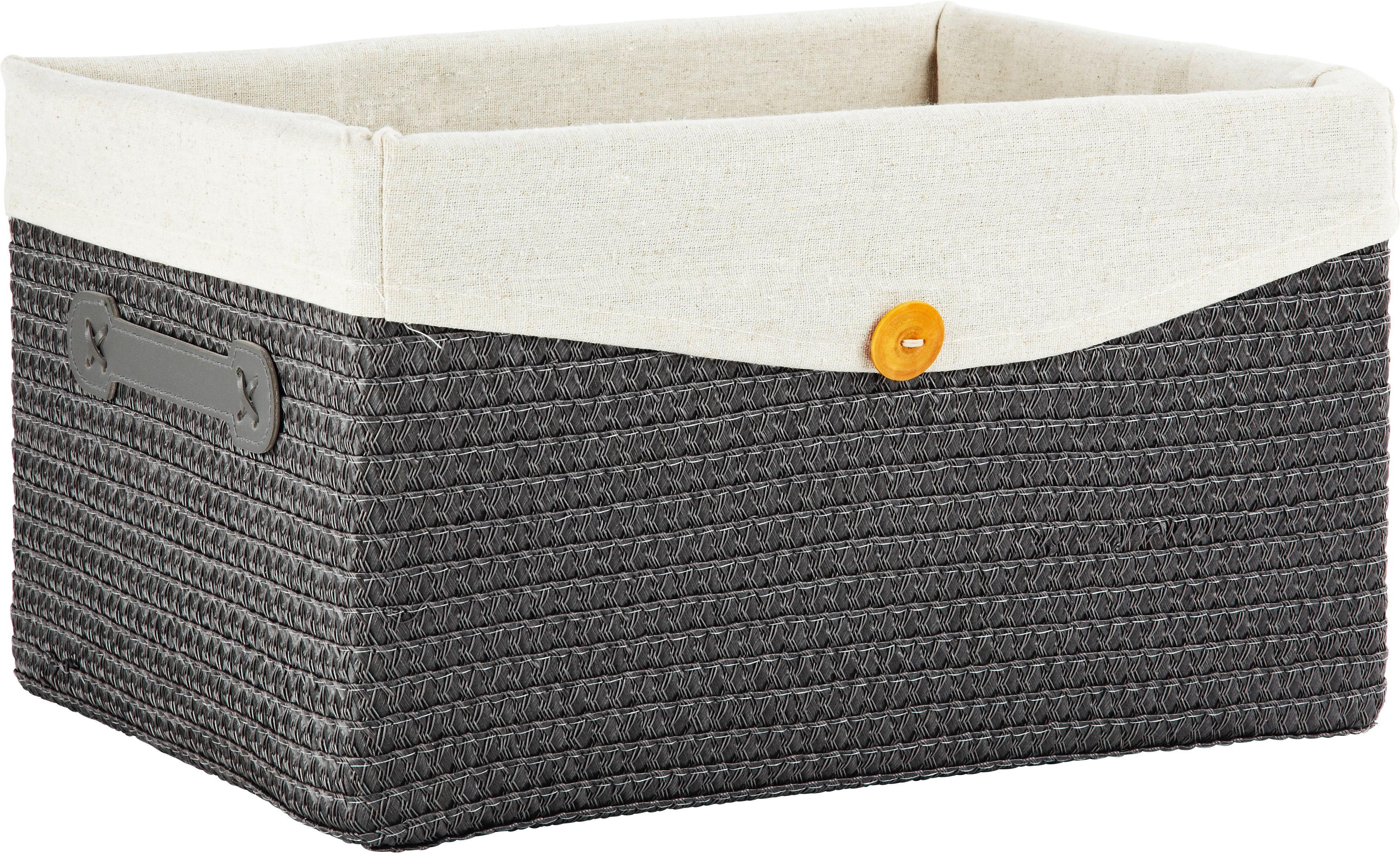 Korpa Za Regal Denise - siva, Romantično / Seoski, plastika (40/23/30cm) - Mömax