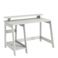 SCHREIBTISCH COUNTRY SCHREIBTISCH - Weiss, Design, Holzwerkstoff (120/60/73cm) - Livetastic