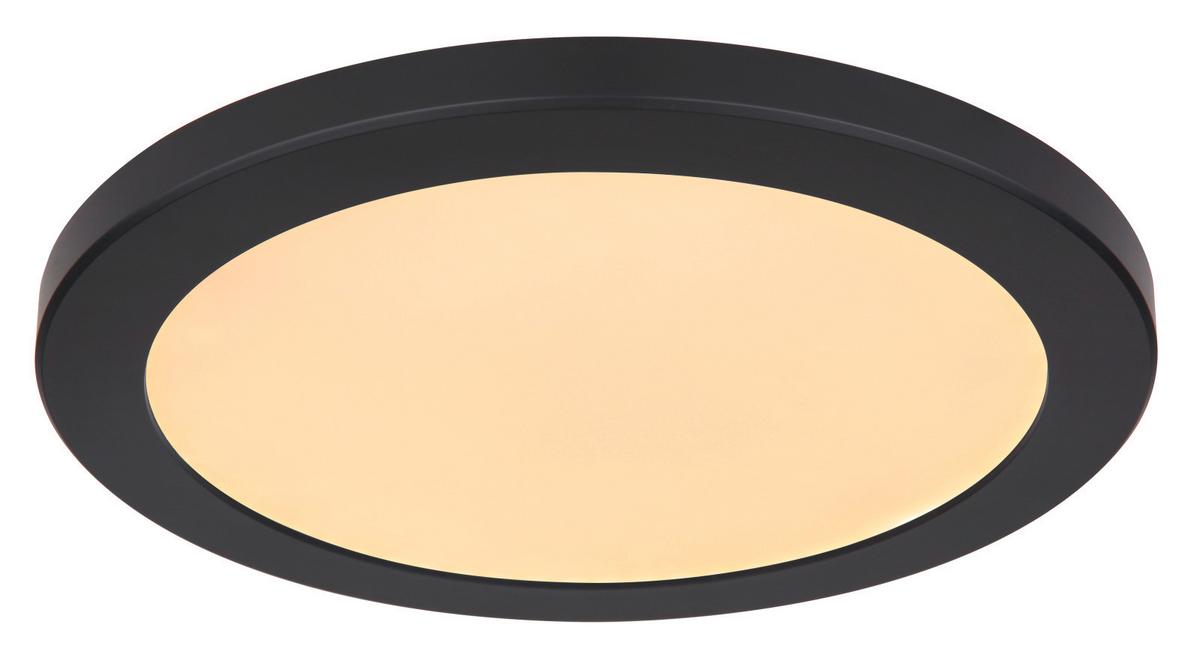 LED Mennyezeti Lámpa Lasse 12379-24b - fekete, műanyag (29,8cm)