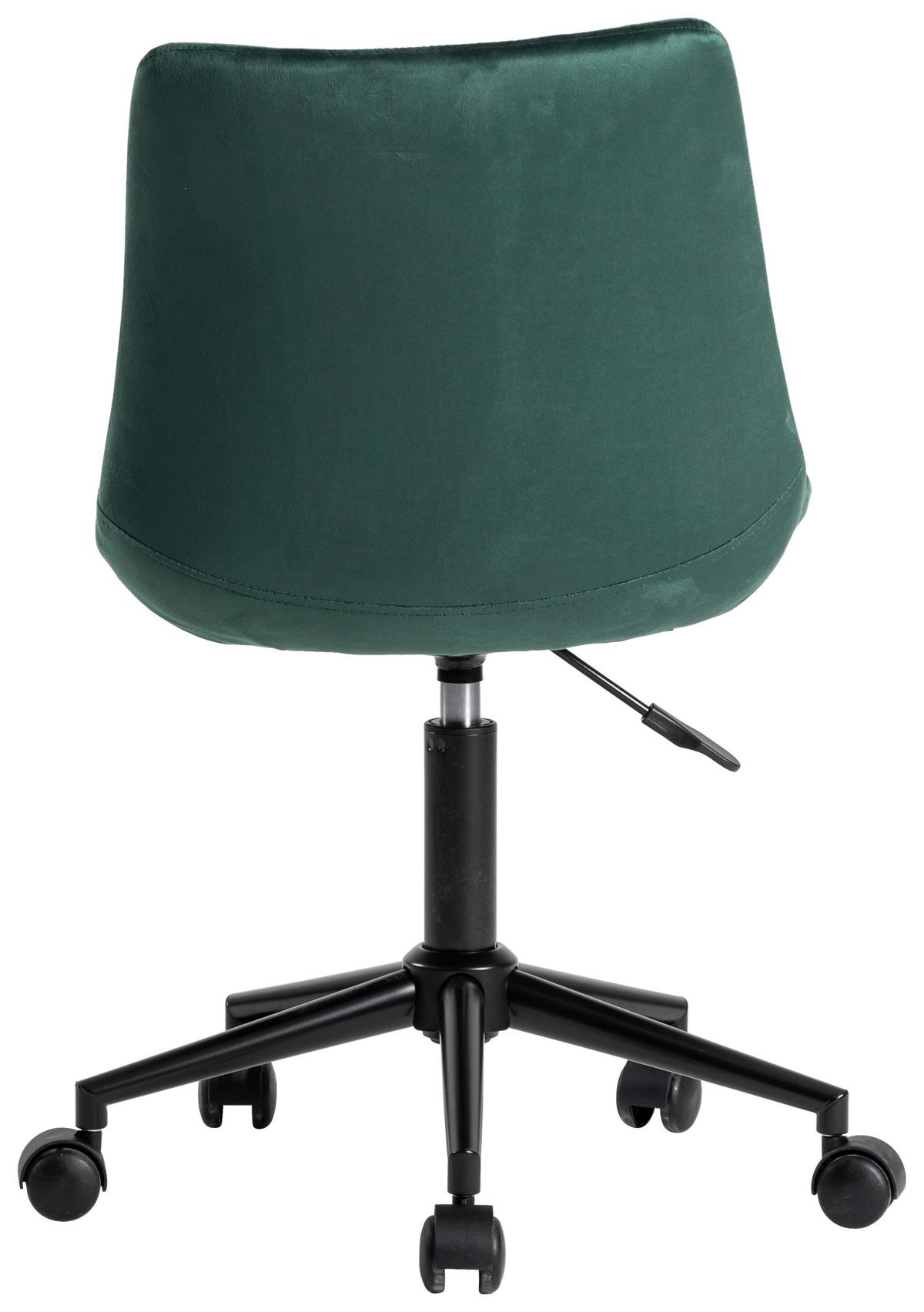 Uredska Stolica Blush - zelena/crna, Moderno, metal/tekstil (50/81-93/57cm) - Modern Living