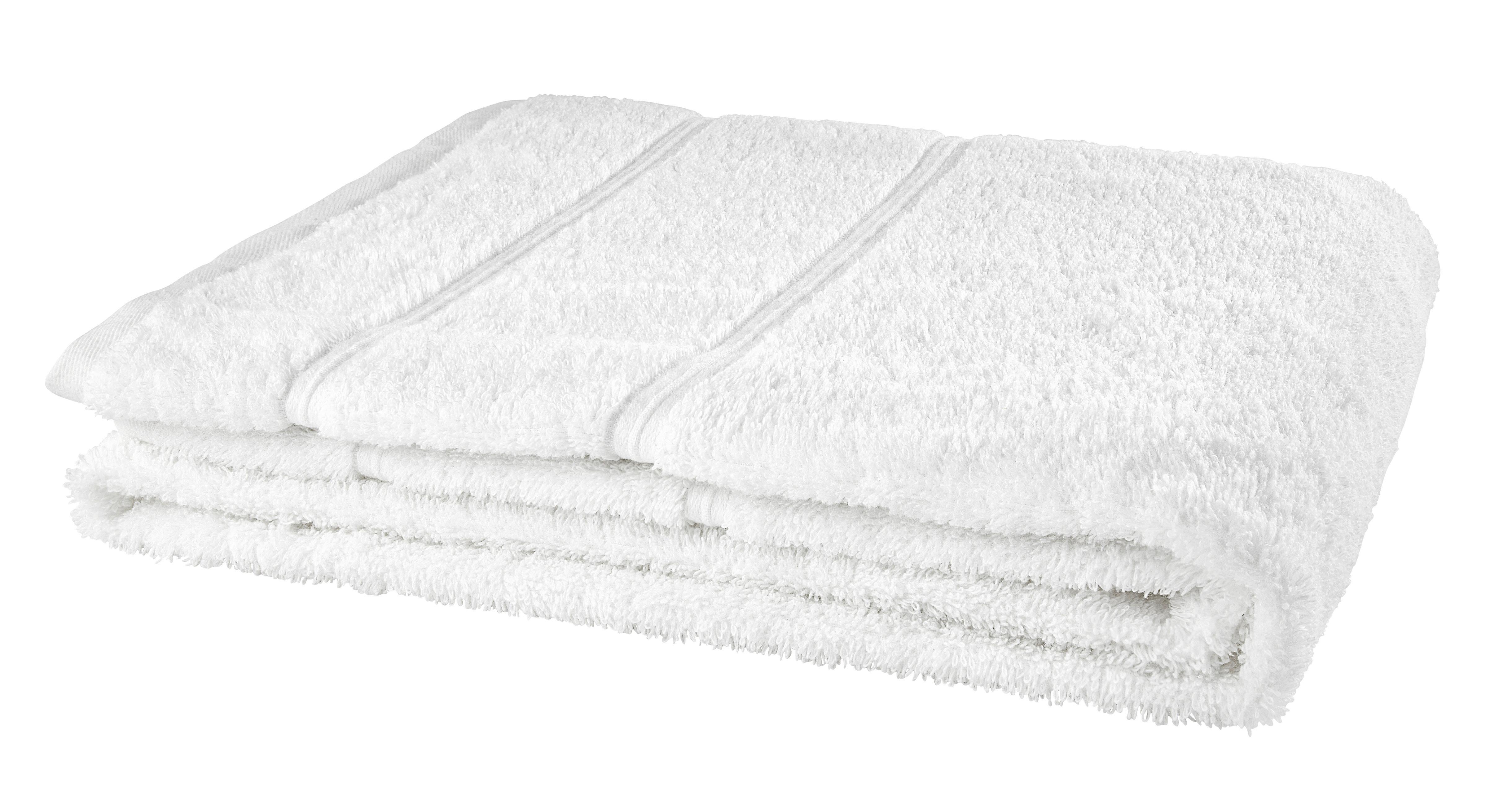 Duschtuch Melanie in Weiss - Weiss, Textil (70/140cm) - Modern Living