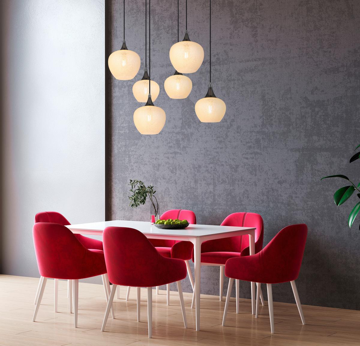 Hängeleuchte Maxy Klar/Schwarz max. 40 Watt - Klar/Schwarz, KONVENTIONELL, Glas/Metall (86/42/120cm) - Globo