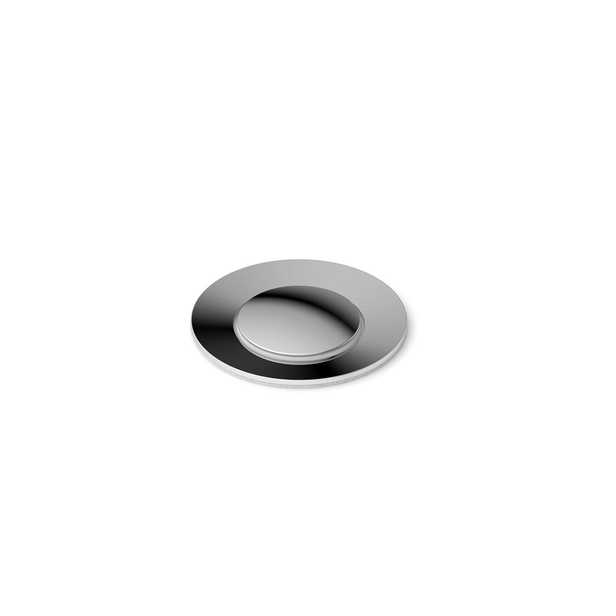 Sanitärzubehör Press-Exzenter mit Überlauf - Chromfarben, Metall (15,5/9,5/6,5cm) - Schütte