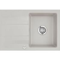 Einbauspüle Genea 75 in Alufarben - Alufarben, MODERN, Keramik (75/51cm) - Systemceram