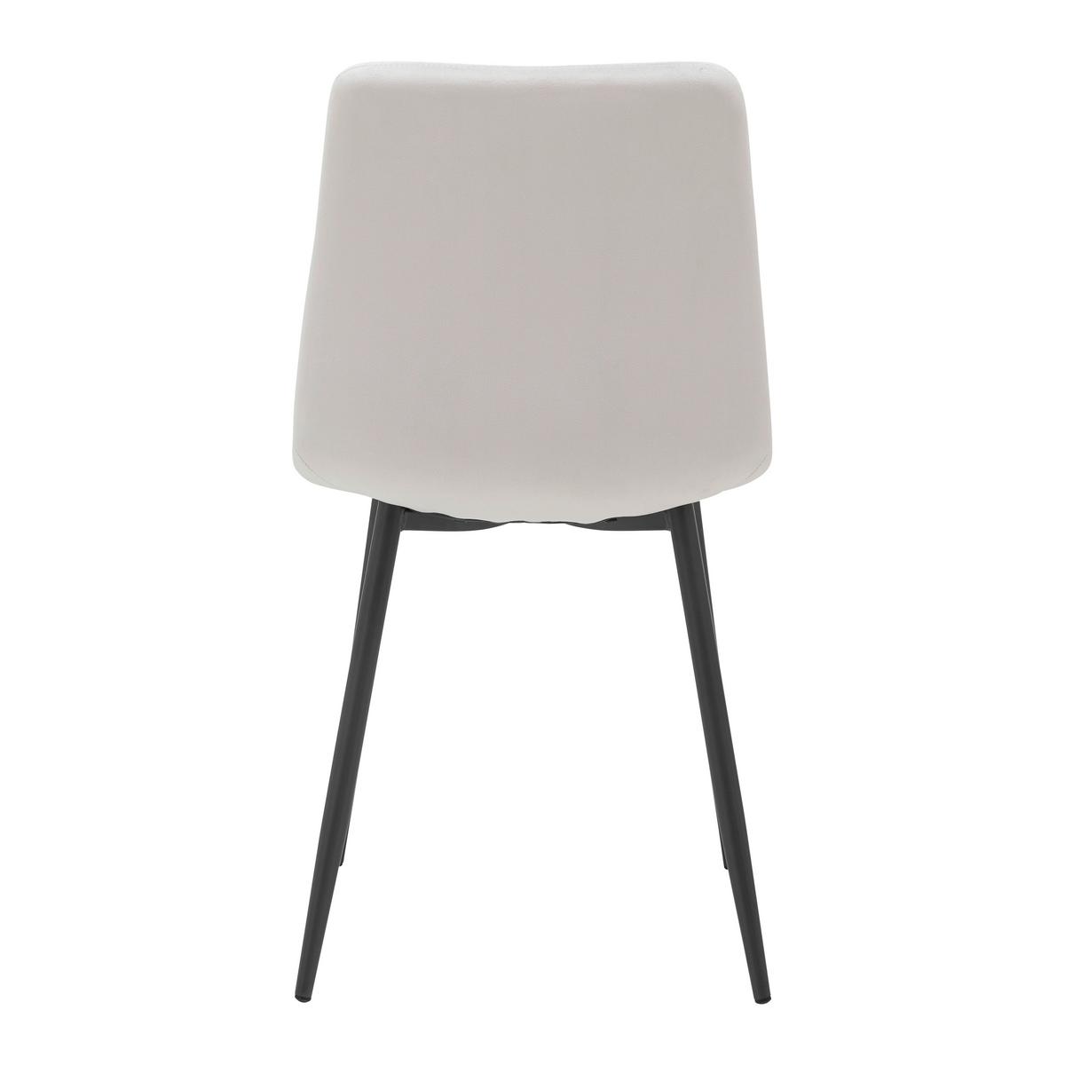 KRZESŁO RIA - jasnoszary/czarny, Modern, metal/tkanina (43,5/87/54cm) - Bessagi Home