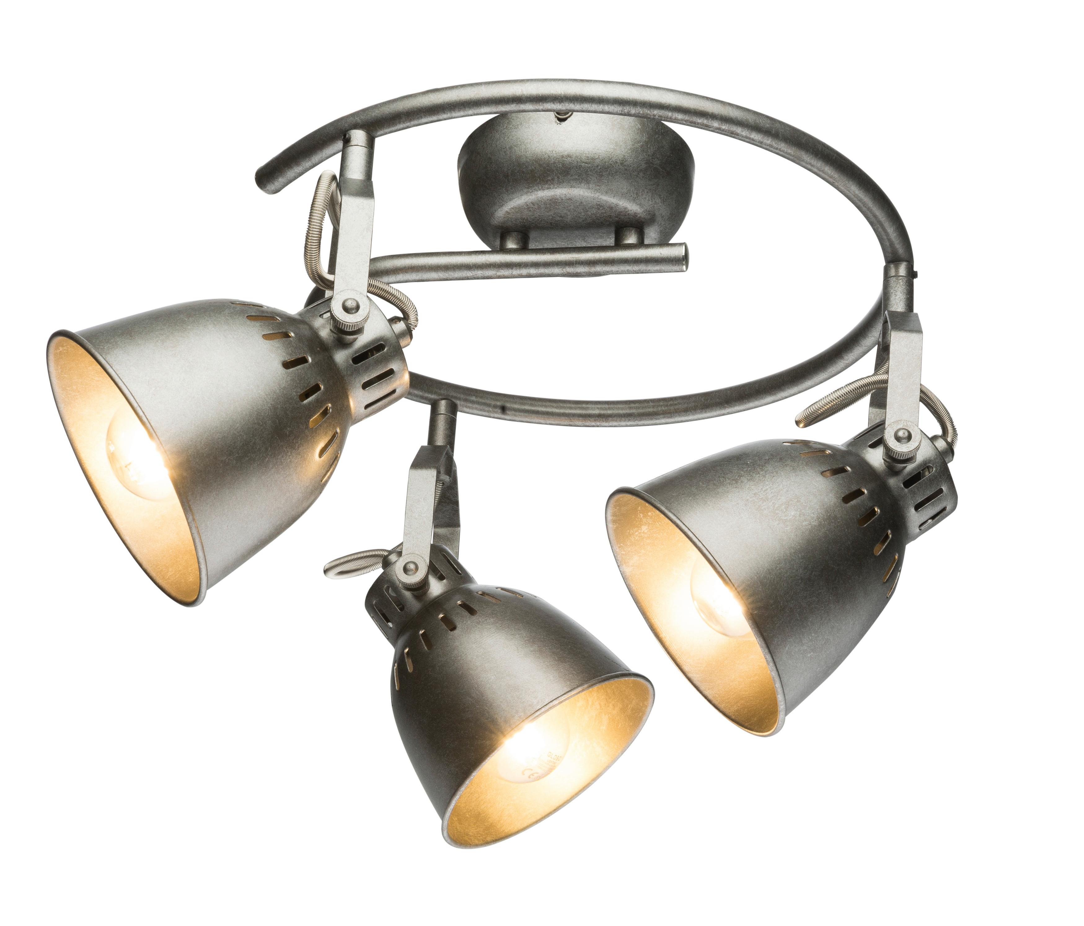 Strahler Hernan max. 40 Watt - Silberfarben, Basics, Metall (29/21,2cm) - Globo