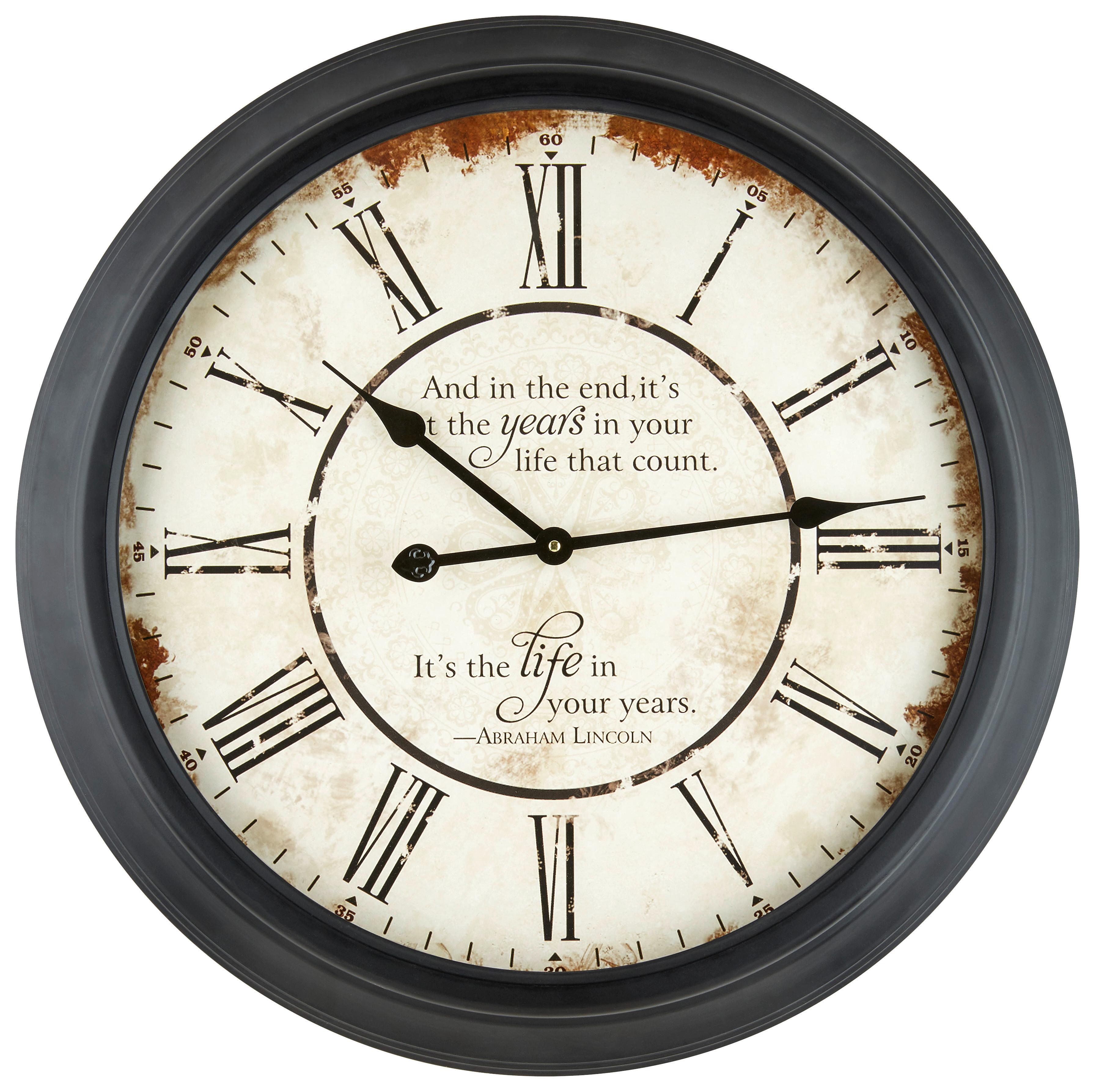 Wanduhr Alexandra Schwarz/Weißi - weiss/Schwarz, Glas/Holz (66cm) - Modern Living