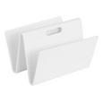 Zeitungsständer in Weiß - Weiß, Holz (35/24,5/32cm) - MÖMAX modern living