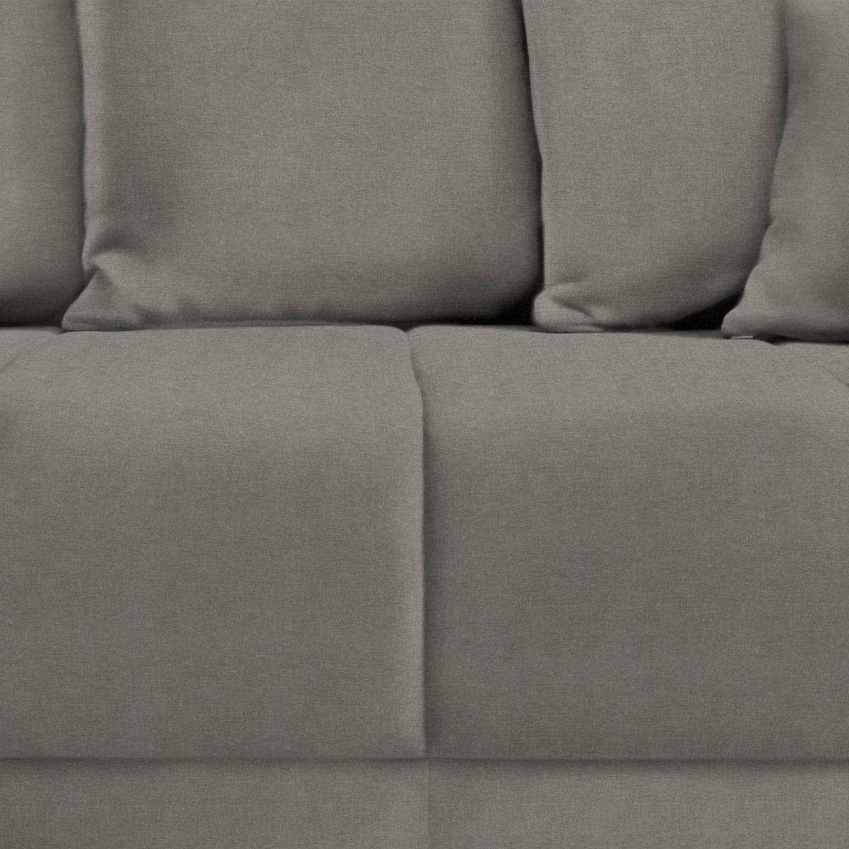 Ecksofa Alatri Dunkelgrau - Dunkelgrau/Schwarz, MODERN, Kunststoff/Textil (289/90/176cm) - Based
