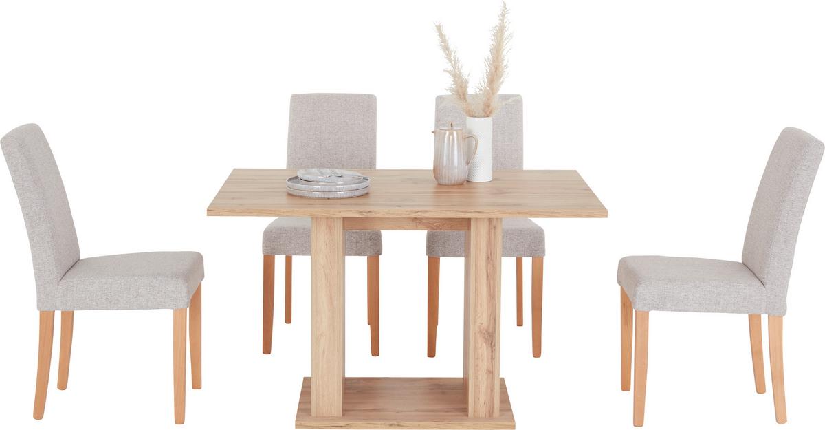 Jedilna Miza Patrik, 120 X 80 Cm - barve hrasta, Moderno, leseni material (120/74/80cm) - Mömax