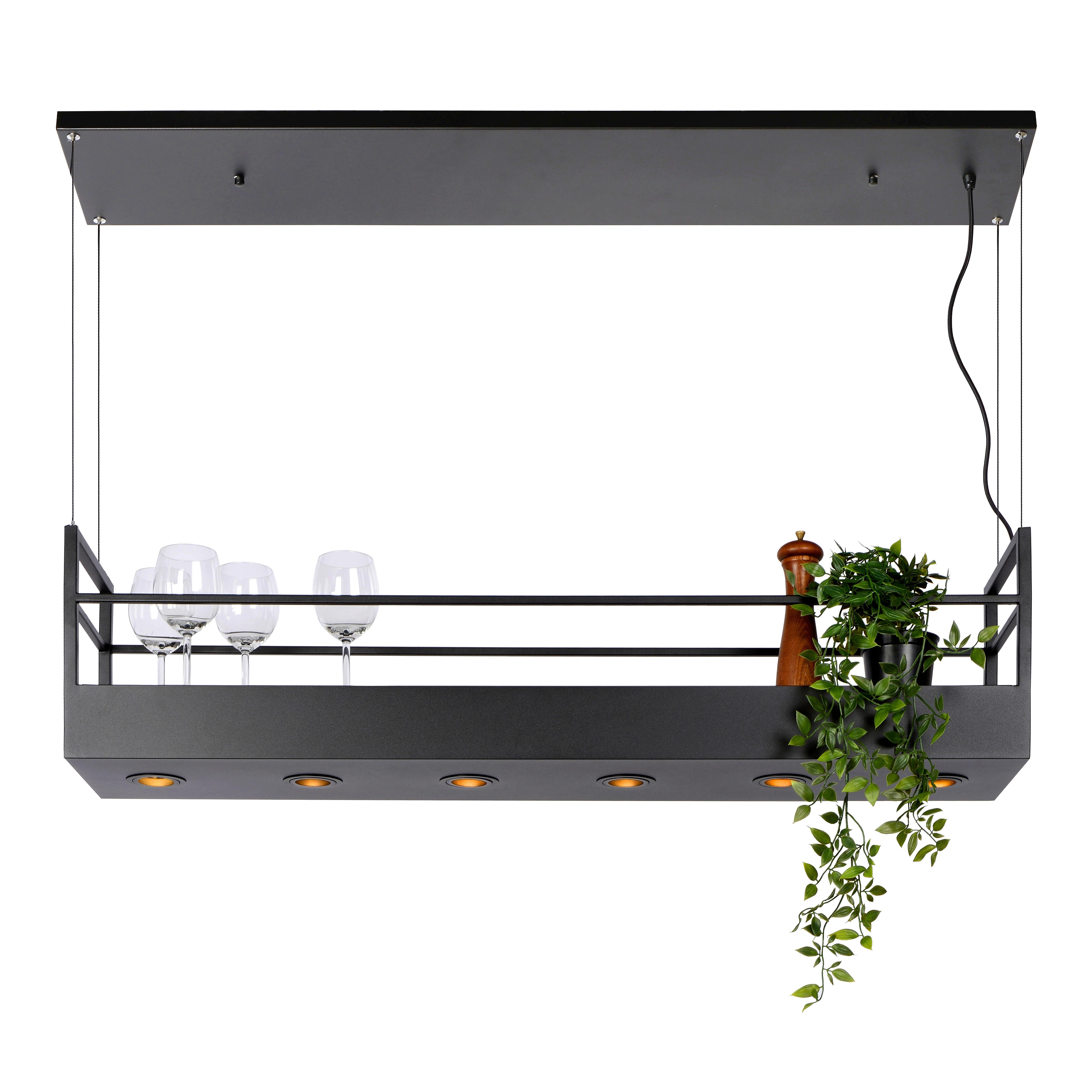 LAMPA WISZĄCA 21427/06/30 MIRAVELLE - czarny, Modern, metal (110/22/160cm) - Lucide