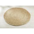 Teppich Hanoi in Natur, D: ca. 110cm - Naturfarben, MODERN, Textil (110cm) - Mömax modern living