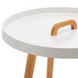 Couchtisch Lia Ø ca. 49,5 cm - Weiß/Pinienfarben, MODERN, Holz (49,5/49,5cm) - Mömax modern living Couchtisch Lia Ø ca. 49,5 cm - Weiß/Pinienfarben, MODERN, Holz (49,5/49,5cm) - Mömax modern living