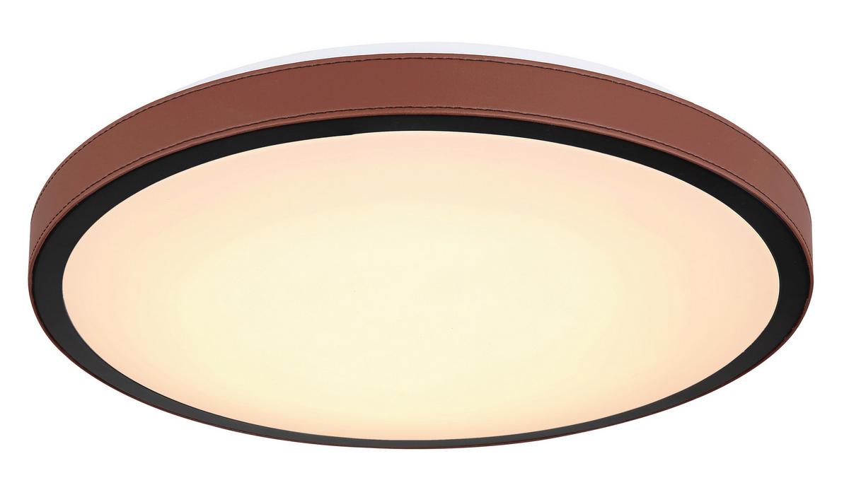Stropna Led-svetilka Sammi, S Sijalko - črna/bela, Konvencionalno, kovina/umetna masa (42/9,5cm) - Globo