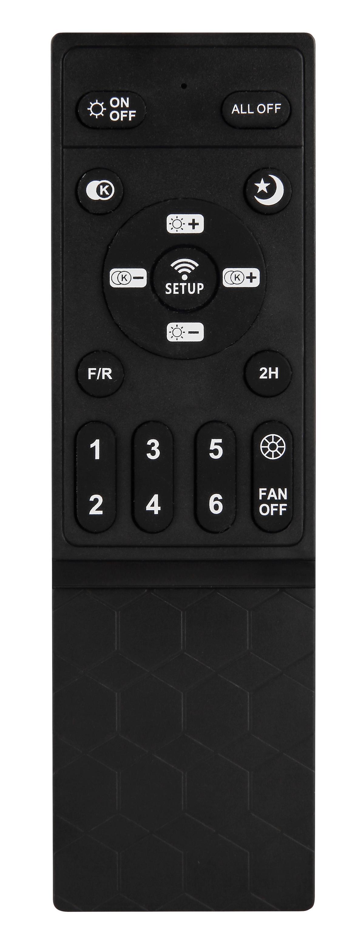 DECKENVENTILATOR 03608 BLACKWELL - Weiss/Schwarz, Konventionell, Kunststoff/Metall (106/40,5cm) - Globo