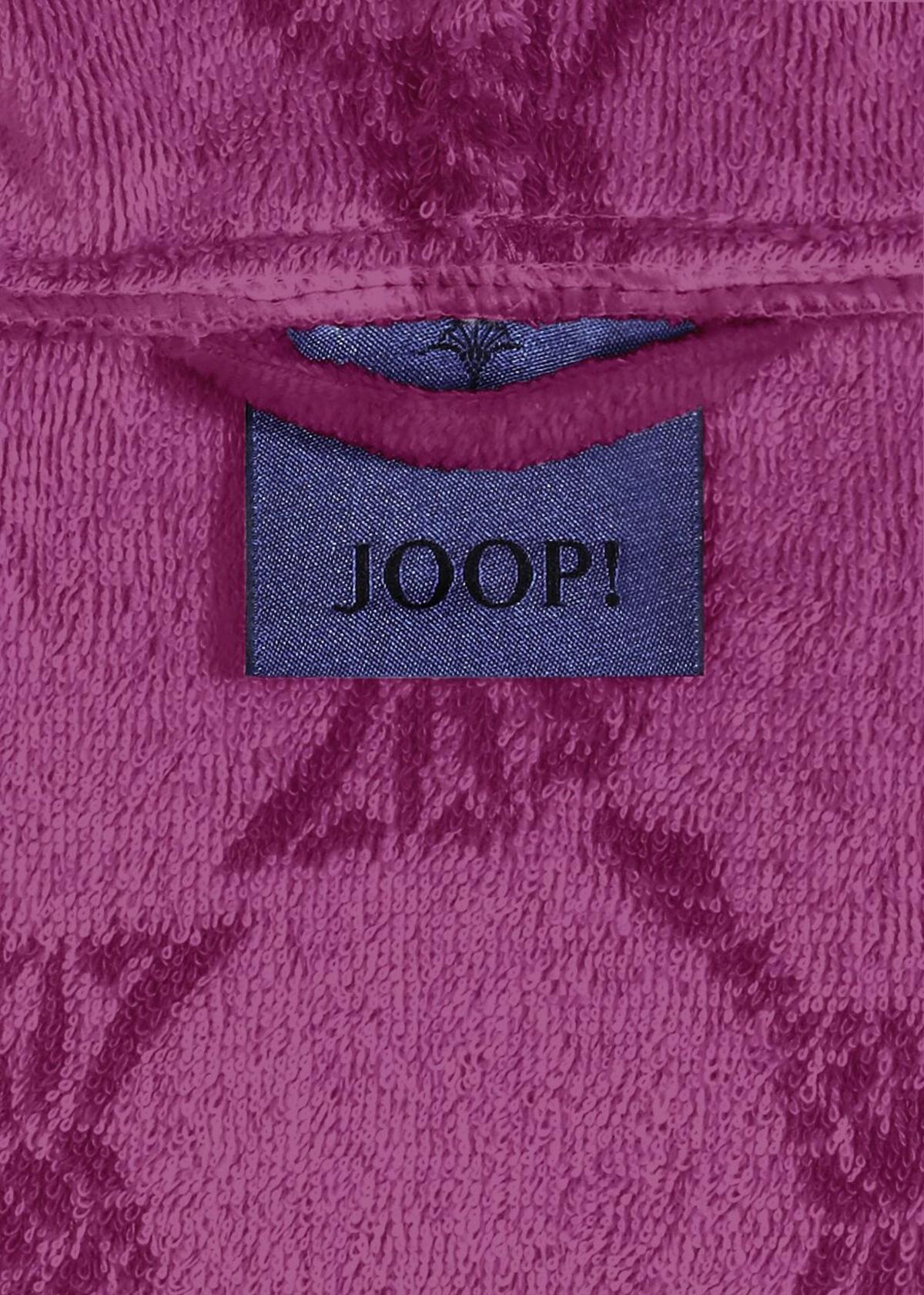SZLAFROK KĄPIELOWY JOOP! DAMSKI Z KAPTUREM - jaskrawy róż, Basics, tkanina (40/42null) - Joop!