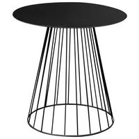 Neapl Stolić - crna, Trend, metal (40/40cm) - Modern Living