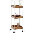 Beistellregal Eichefarben/Weiß - Eichefarben/Weiß, MODERN, Holz/Kunststoff (29/89/27cm) - Mömax modern living Beistellregal Eichefarben/Weiß - Eichefarben/Weiß, MODERN, Holz/Kunststoff (29/89/27cm) - Mömax modern living