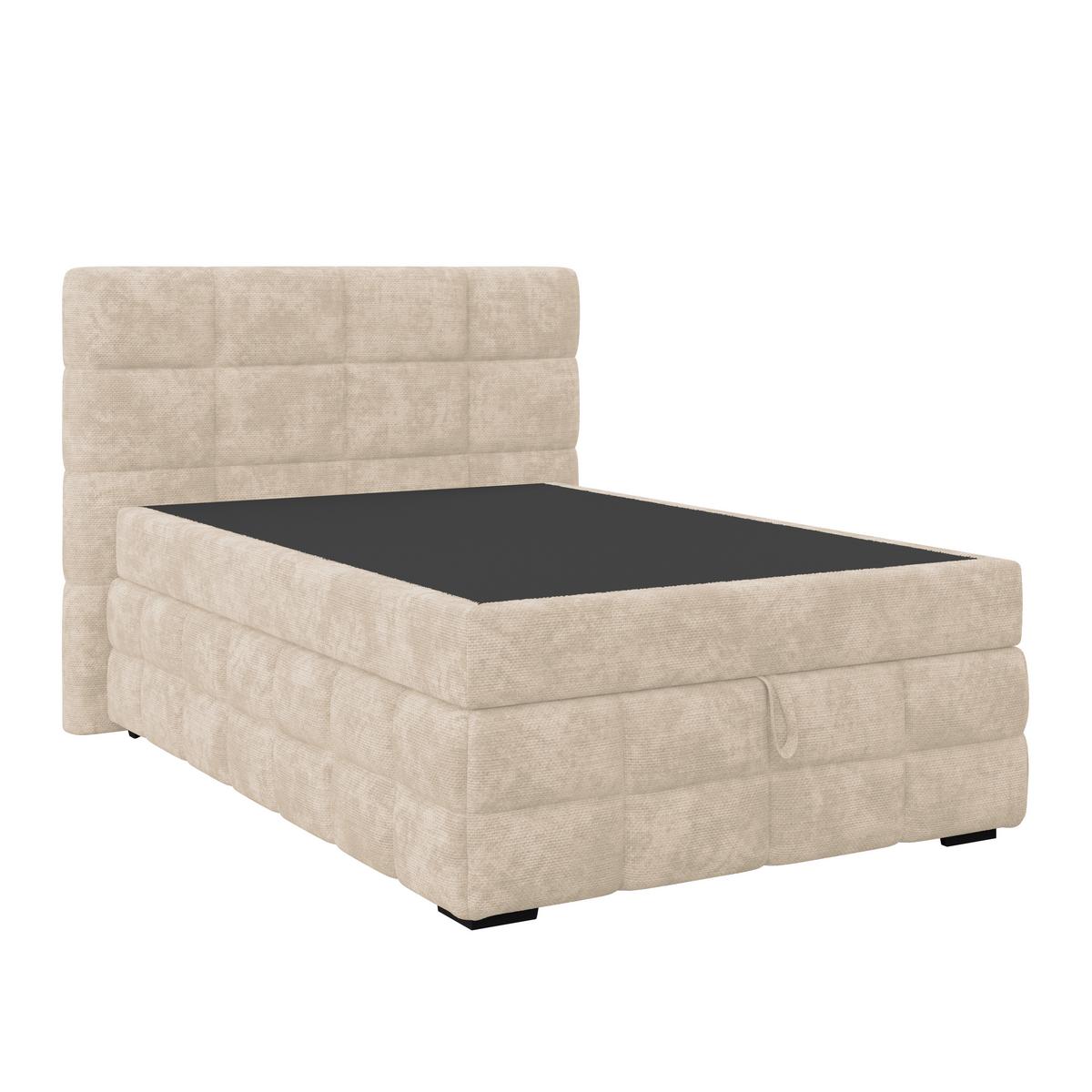 PAT BOX VEGA - alb/verde, Trend, lemn/textil (140/200cm) - Modern Living