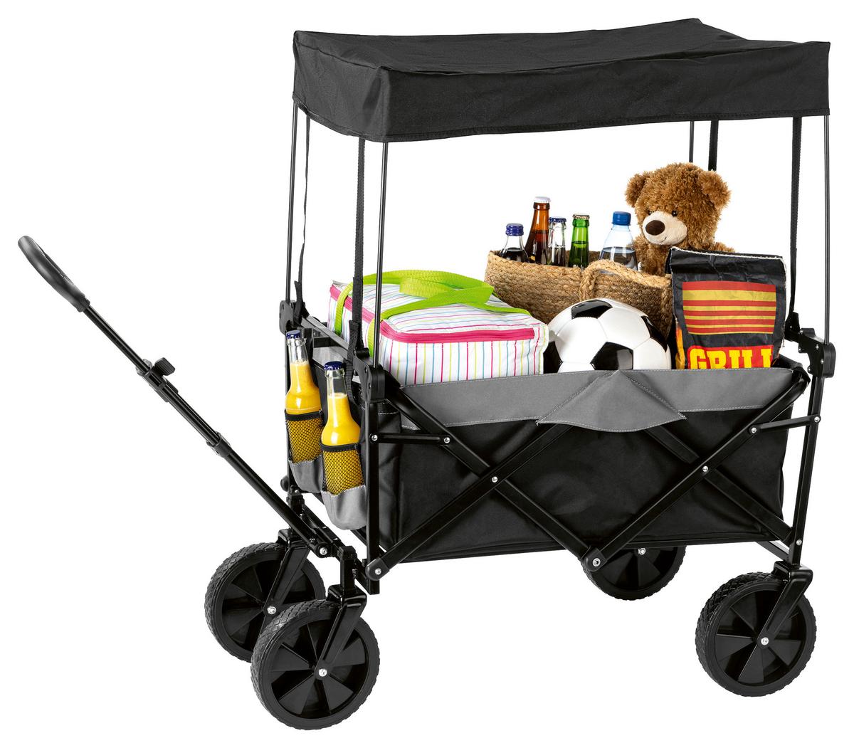 Strandkocsi Easymaxx - fekete, műanyag/textil (73,5/51/95,5cm) - TV - Unser Original