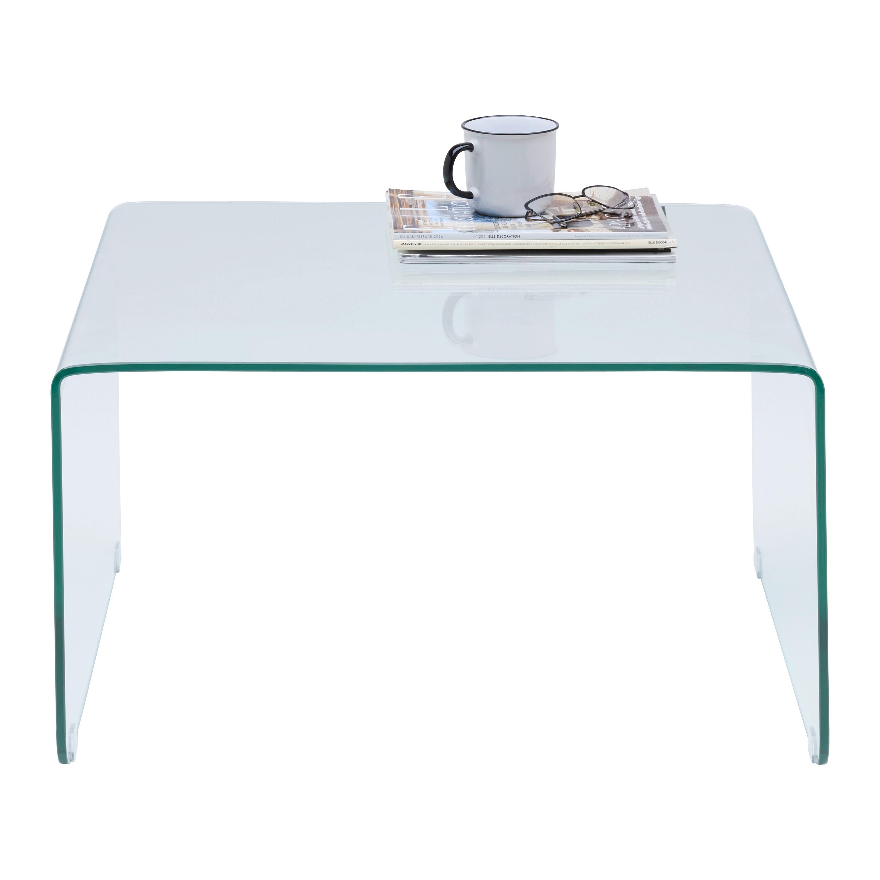 Klubska Miza Wing - prozorno, Moderno, steklo (70/40/70cm) - Mömax