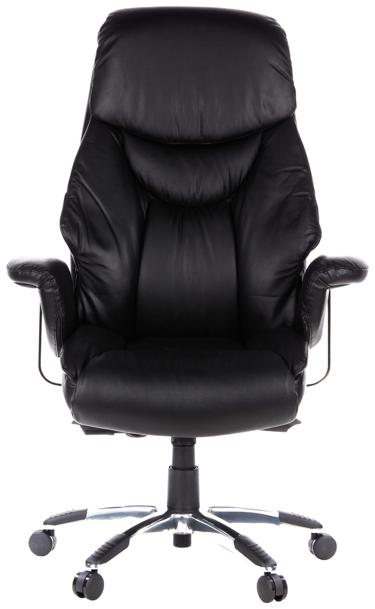 Pisarniški Stol Prado, Črna - črna, Moderno, kovina/umetna masa (63/140/52cm) - MID.YOU