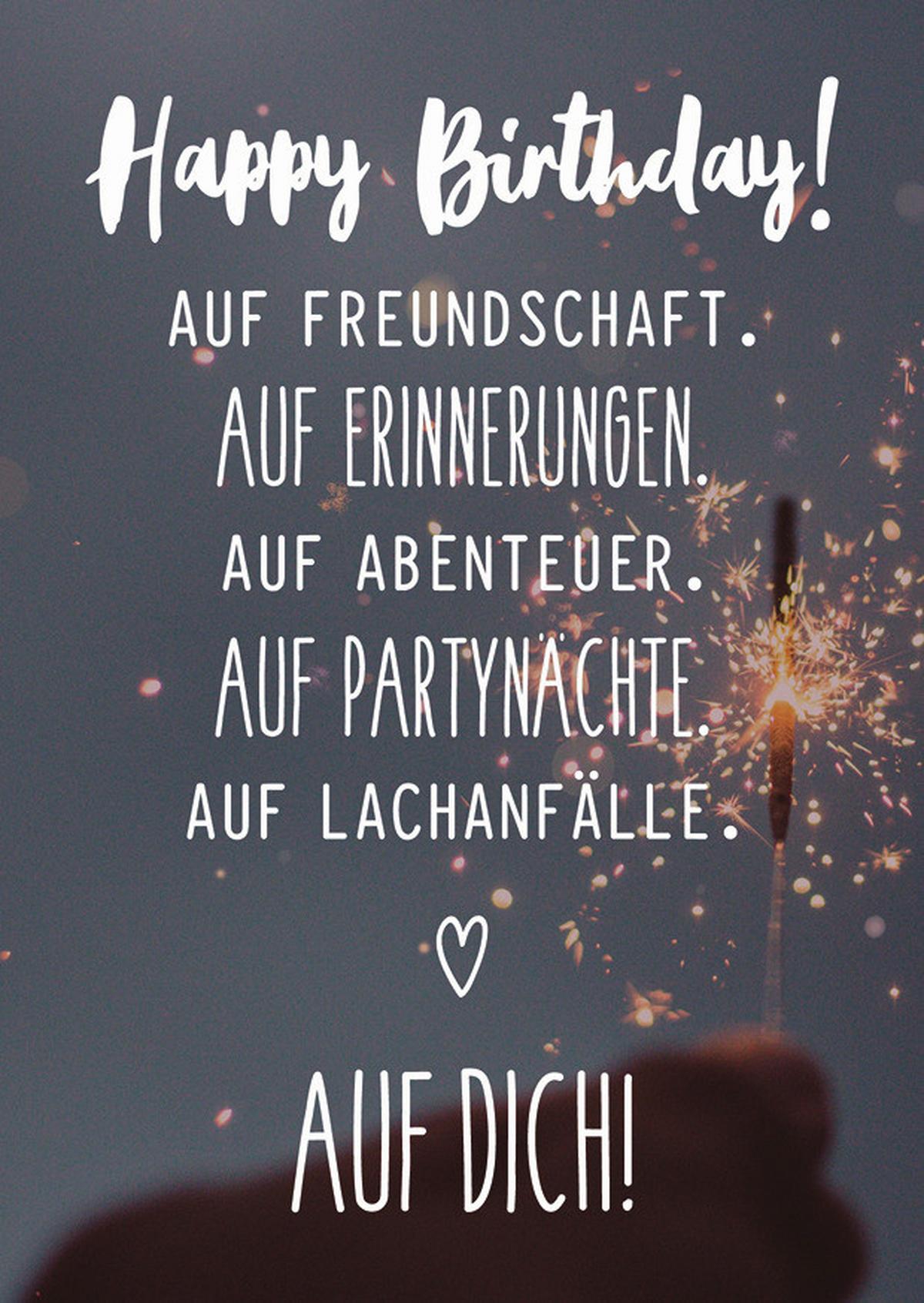 Postkarte Happy Birthday in Bunt - Multicolor, Basics, Papier (10,5/14,8cm) - VS Visual Statements