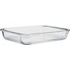 PLAT À FOUR GRETA - clair, verre (39/5,2/23,5cm) - Mömax