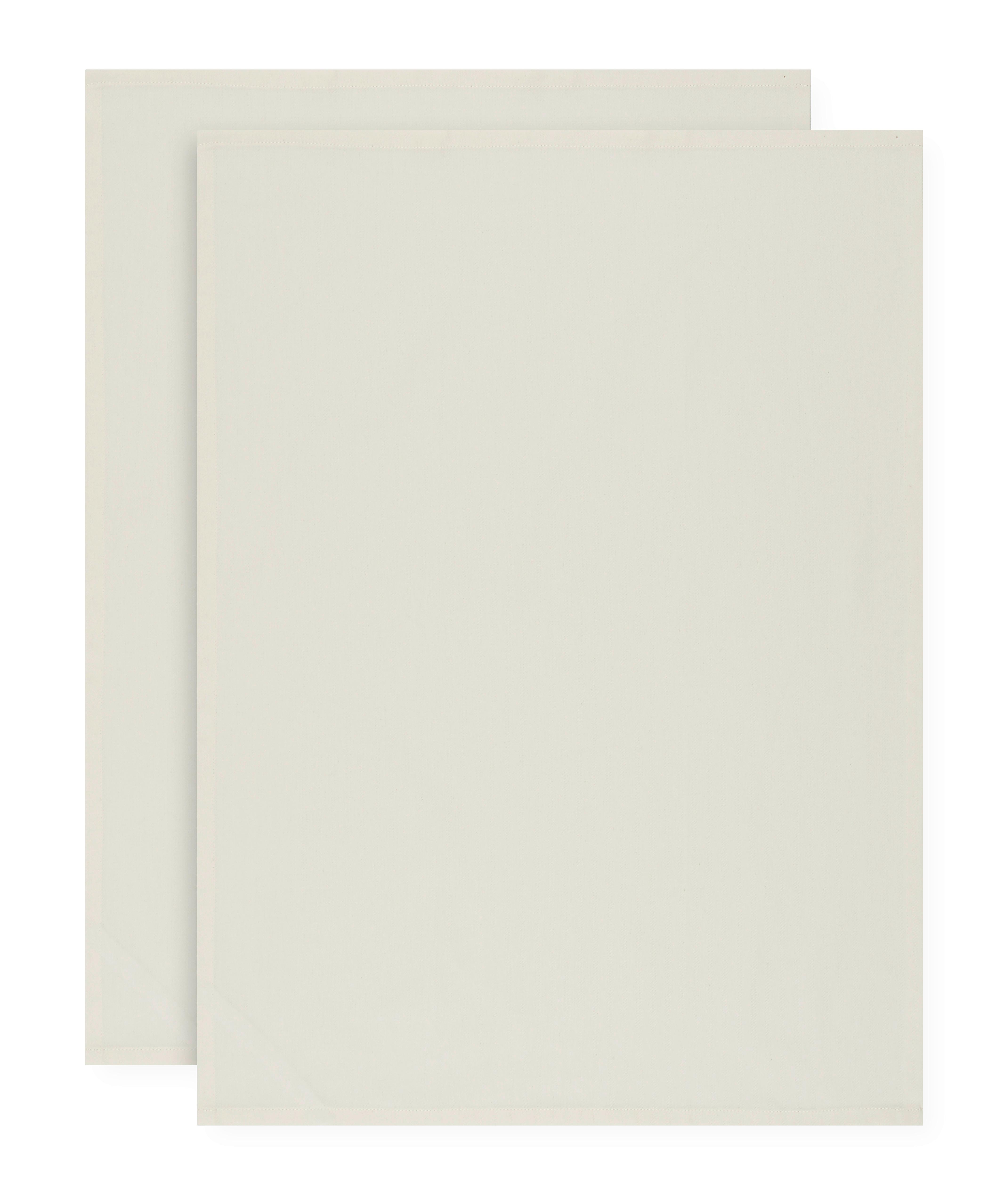 GESCHIRRTUCH-SET HARRY - Weiß, KONVENTIONELL, Textil (50/70cm) - Modern Living