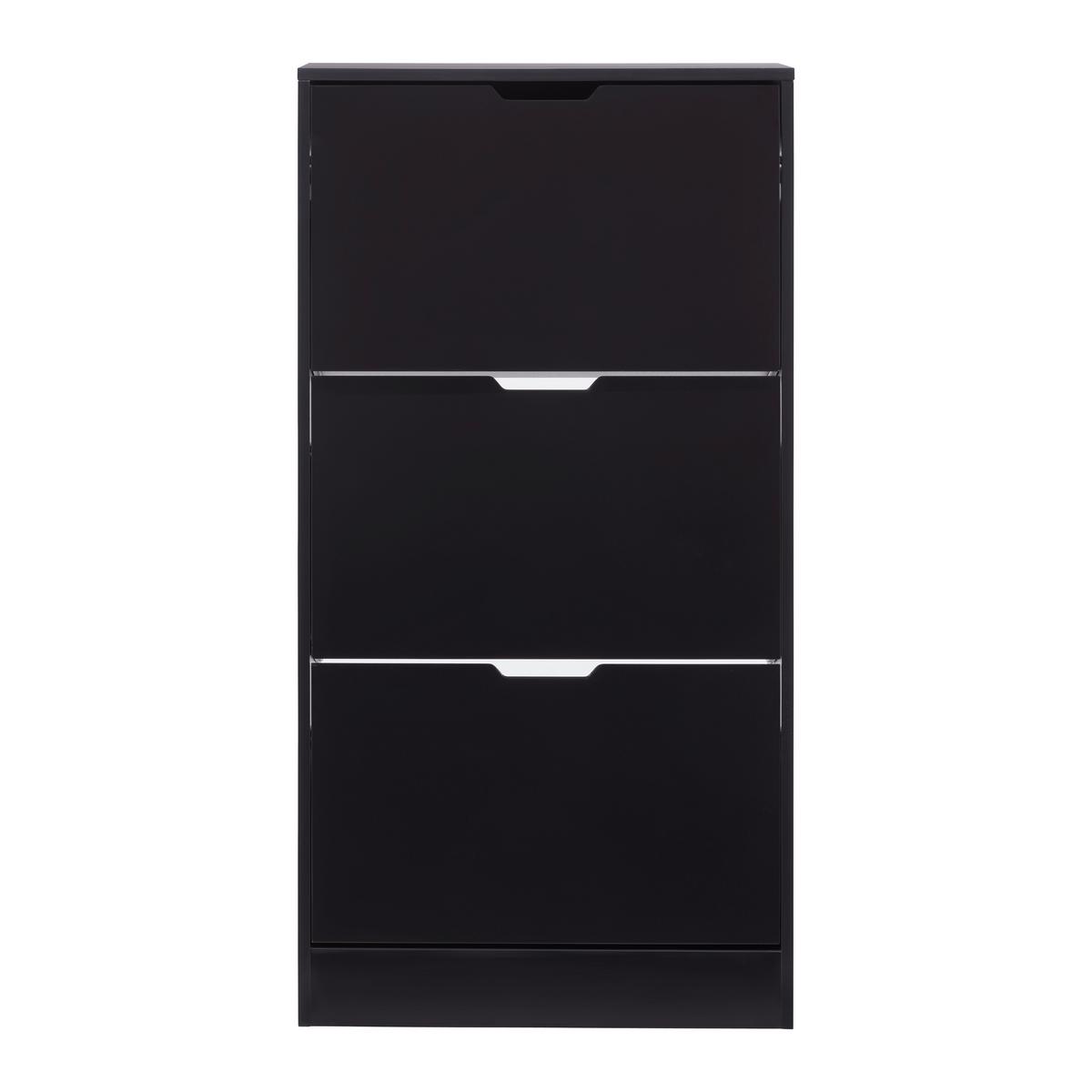 Schuhkipper Rudi in Schwarz - Schwarz, KONVENTIONELL, Holzwerkstoff (60/118/24cm) - Mömax