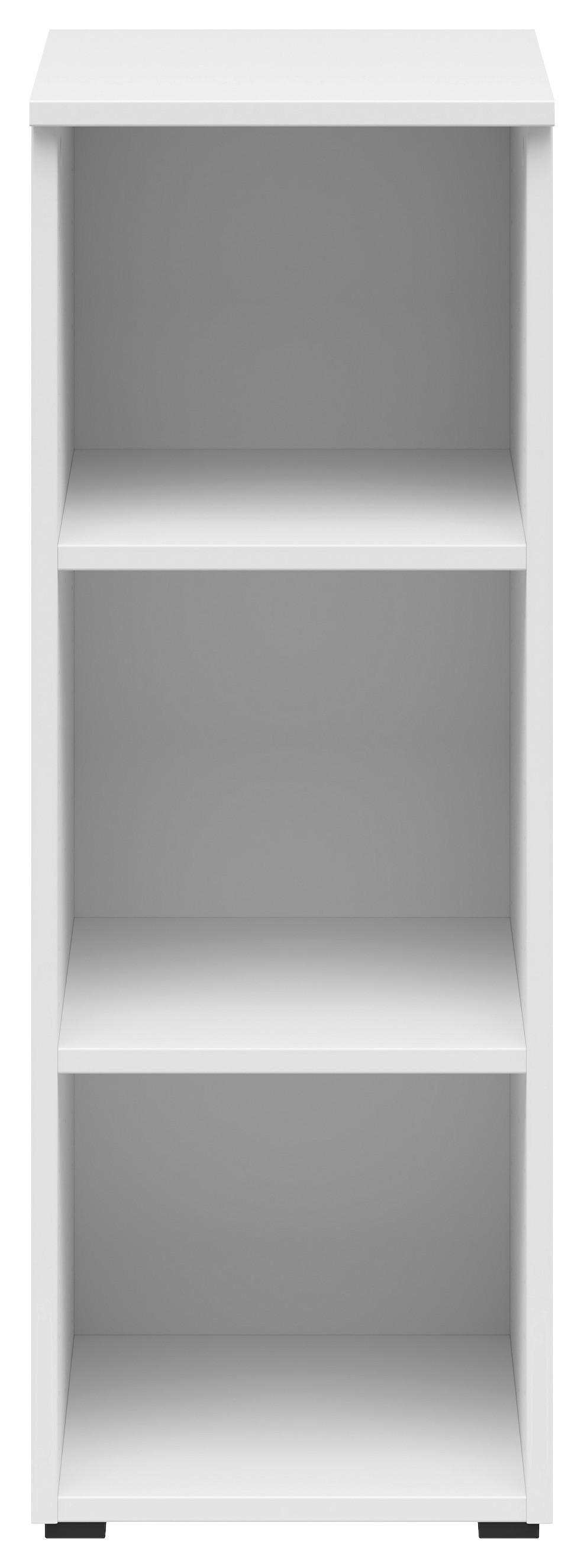 Regal Multistauraum Weiss - Weiss/Anthrazit, Modern, Holzwerkstoff/Kunststoff (30/83/40cm) - Premium Living