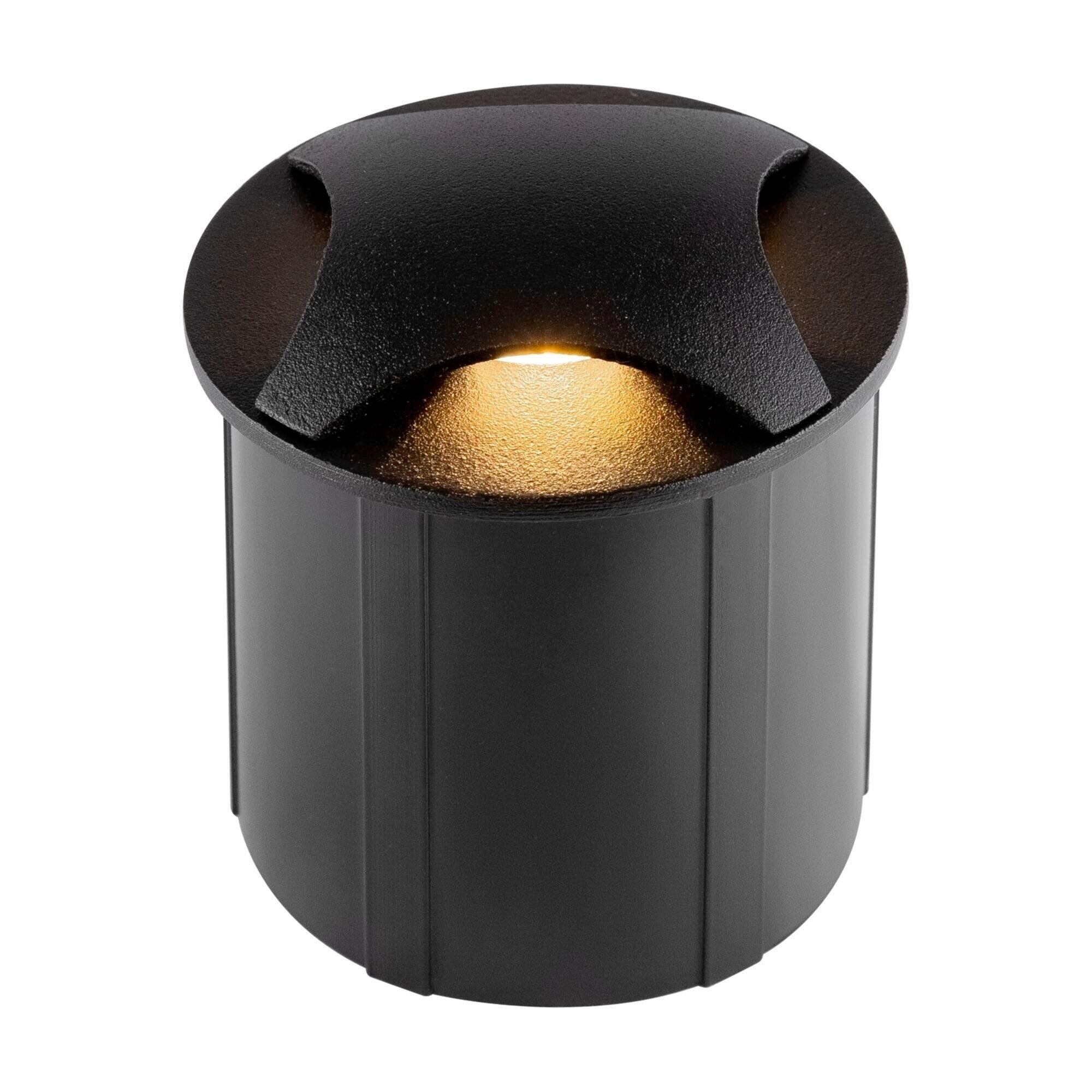 Wegeleuchte Biscotti Schwarz max. 3 Watt - Schwarz, Trend, Metall (6.2/5,8cm) - MAYTONI