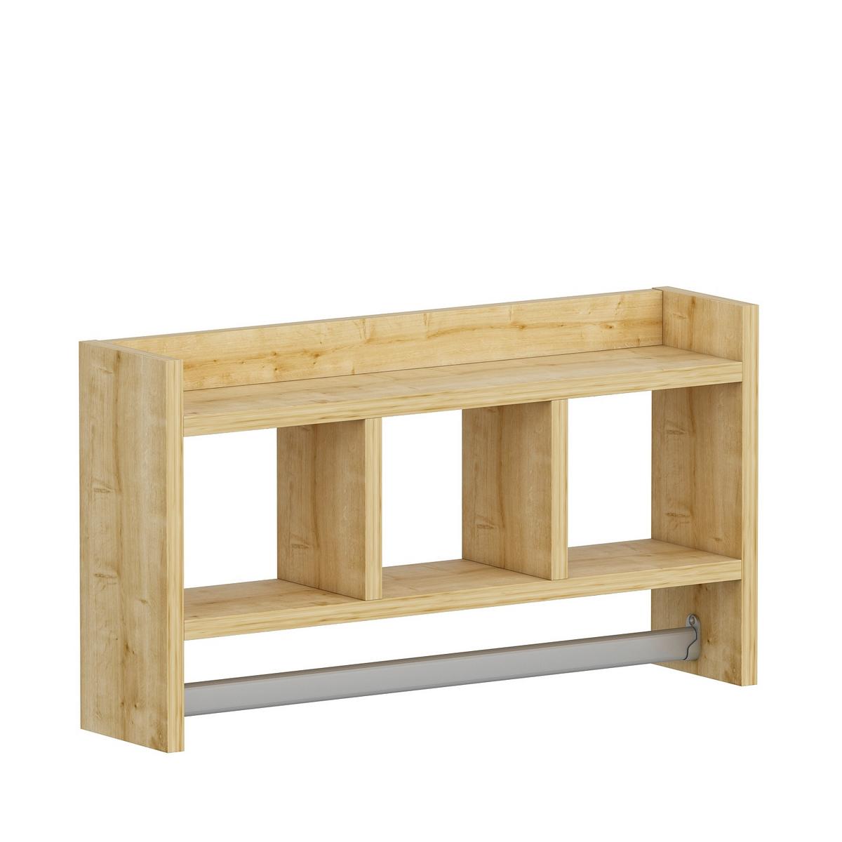 KÜCHENREGAL ASYA R001 WANDREGAL - Eichefarben, Design, Holzwerkstoff (64/35/15cm) - Livetastic