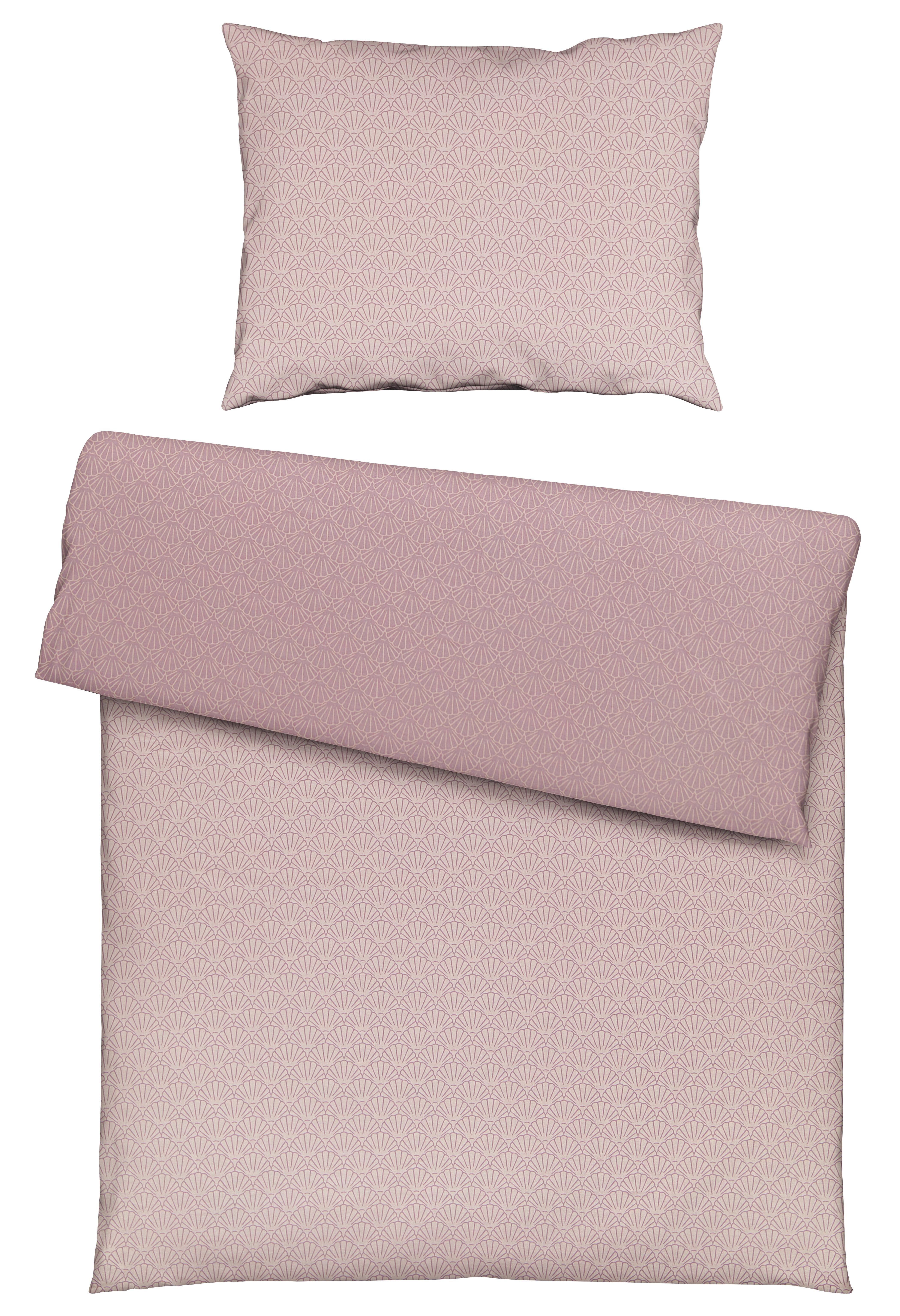 Bettwäsche Shell Mauve ca. 140x200cm - Mauve, Textil (140/200cm) - Mömax