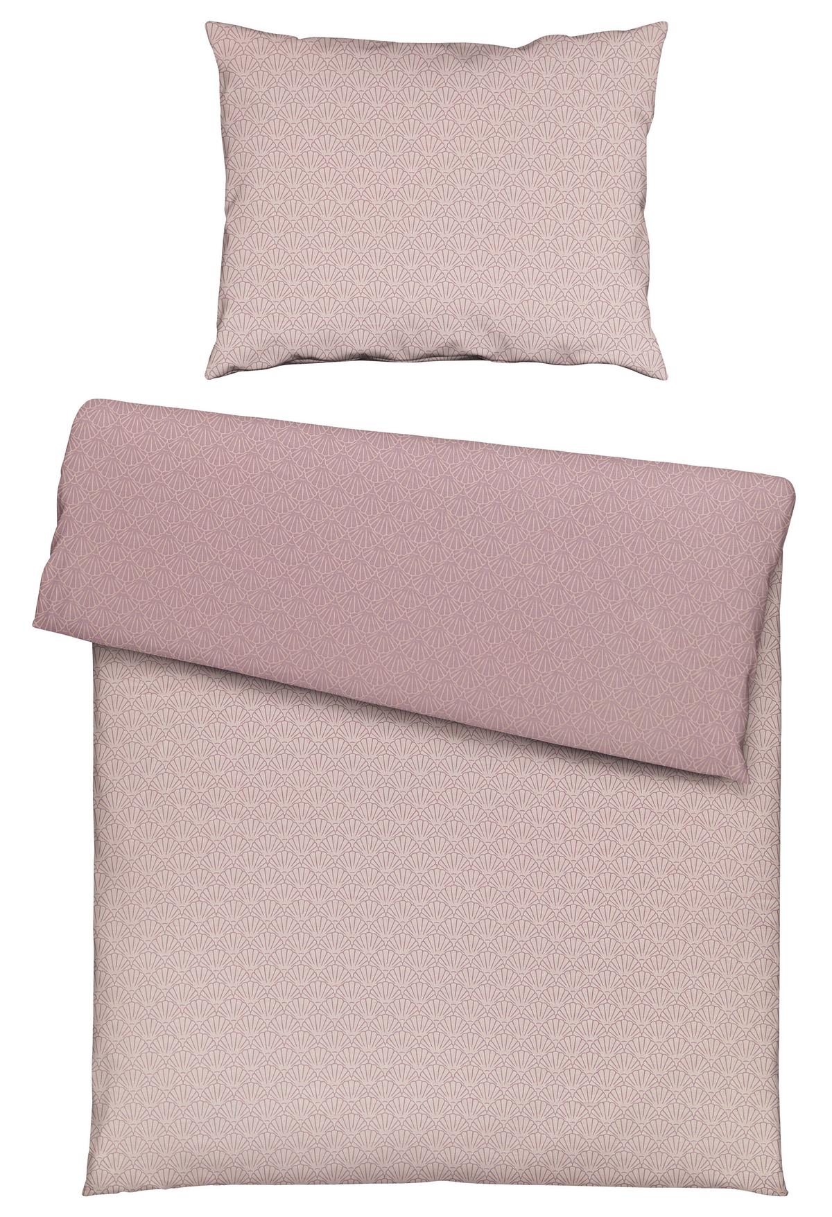 Bettwäsche Shell Mauve ca. 140x200cm - Mauve, Textil (140/200cm) - Mömax