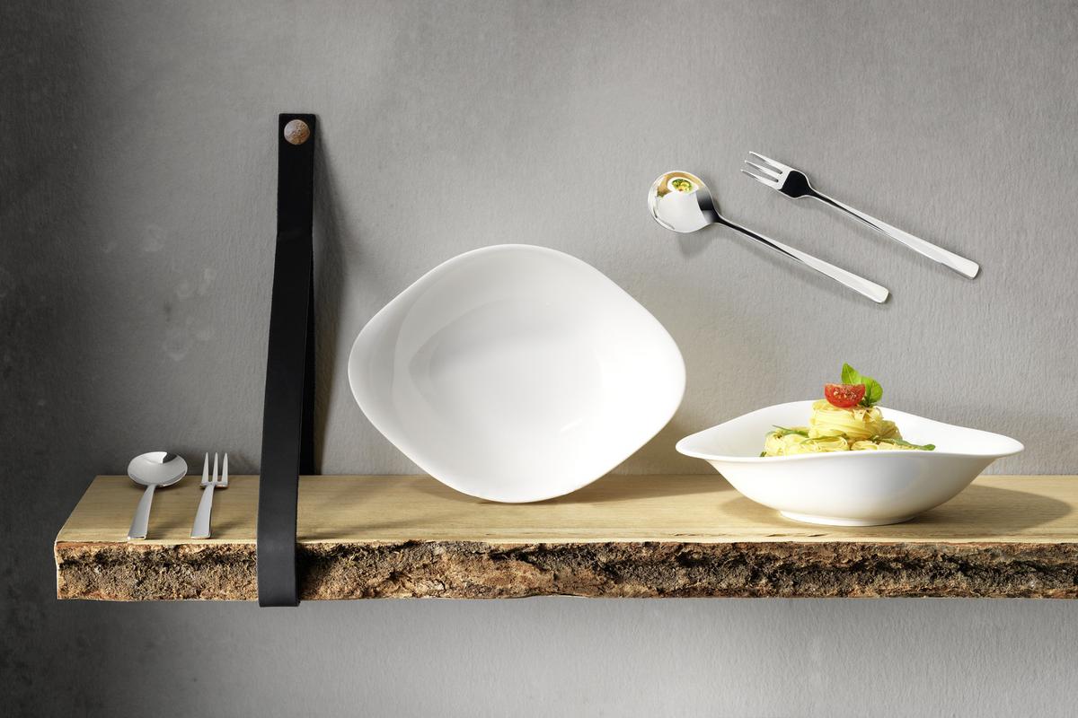 KOMPLET TALERZY DO MAKARONU 1042578472 VILLEROY & BOCH - biały, Design, ceramika (27/20cm) - Villeroy & Boch