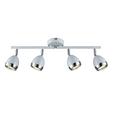 Strahler Nantes, max. 3 Watt - Chromfarben/Weiß, LIFESTYLE, Kunststoff/Metall (50/17cm) - Mömax modern living