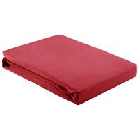 Spannleintuch Basic in Rot ca. 150x200cm - Rot, Textil (150/200cm) - Modern Living