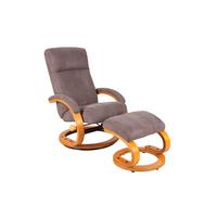 ZESTAW FOTELI BALTRUM - kolor naturalny/brązowy, Design, metal/drewno (67/103/80cm) - Cantus